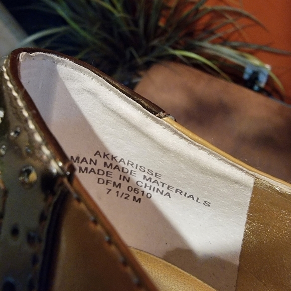 Anne Klein iflex AK Brown/Tan Tie-Up Color-Block Heeled Oxford Shoes/AKKarisse - Picture 4 of 11